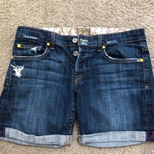 Rich & Skinny denim shorts